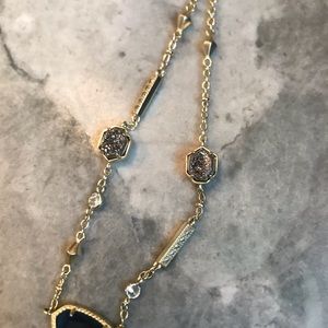 Kendra Scott Goldtone Adjustable Necklace. Can be worn any length, 23” - choker!